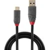 USB Kabelis - LINDY Anthra Line USB 3.2 Type A į C Laidas M/M, 10Gbps, 1 m, Juodas