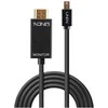 Lindy Mini DisplayPort - HDMI 10.2G 3m juodas 4K UHD 30Hz