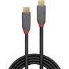 USB Kabelis - LINDY Anthra Line USB 3.2 Type C į C Laidas, M/M, 20Gbps, 100W PD, 2 m, Juodas