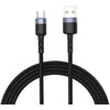 Tellur USB-A į USB-C LED įkrovimo ir duomenų kabelis, 1,2 m, juodas