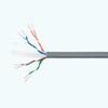 CAT6e UTP kabelis PNI U06 su 4 poromis internetui 1 Gigabit ir stebėjimo sistemoms, ritė 305m