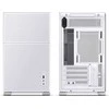 Jonsbo D31 MESH Micro-ATX kompiuterio korpusas, Tempered Glass – baltos spalvos