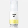 Kasetė rašaliniams spausdintuvams "canon" originalus rašalas gi-43 y, geltonas, 3700p, 4689c001, "canon pixma g540, g640