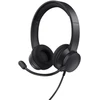 Trust Ayda Ausinės su laidu su lankeliu ant galvos Calls/Music USB Type-A Juodas