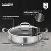 KEPTUVE SU DANGČIU, 30X7,8 CM, 4,8 L, TITANIUM3, COOKING BY HEINNER