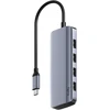Cudy UH500 laptop dock/port replicator USB 3.2 Gen 1 (3.1 Gen 1) Type-C Pilkas, Sidabrinis