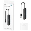 Cudy UH40A USB-A uz 4-Portu USB 3.0 Hub 5Gbps Datu tikai Plastmasa Kompakts Melns