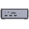 Nešiojamojo Kompiuterio Dokavimo Stotis - LINDY DST-Pro USB4 Dokas 8K/2x4K 60Hz, USB tipo A/C, HDMI, DP, 100W