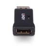DisplayPort Adapteris - LINDY DisplayPort 1.4 EDID Emuliatorius, 7680x4320@30Hz, Belaidė Jungtis, Juodas