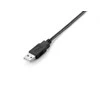 Equip 128860 USB kabelis 1,8 m 2.0 USB A USB B Juoda