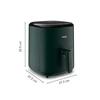 Tefal Easy Fry Max EY2453 Vienvietis 5 L Atskirai stovintis 1500 W Karšto oro gruzdintuvė Žalias