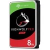 „SEAGATE Ironwolf PRO Enterprise NAS HDD 8TB 7200rpm 6Gb/s SATA 256MB cache 8.9cm 3.5inch 24x7“ skirtas NAS ir RAID Rackmount sistemoms, juodos spalvos