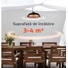 HEINNER elektrinis šildytuvas su lubiniu tvirtinimu 1500W
