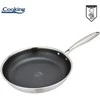 Cooking By Heinner NERŪDIJANČIO PLIENO KEPTUVE SU 3 SLUOKSNIAIS, 28X5,5 CM, TITANIUM 3, „HEINNER“ GAMINTOJAS