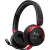 Belaidės žaidimų ausinės HP HyperX Cloud Mini (7G8F1AA), Juodos ir raudonos spalvos
