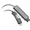 HP Poly DA75 Wideband QD auf USB-Adapteris (USB-A &amp; USB-C)