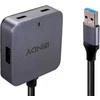 USB Hub - LINDY USB 3.0 Hub, 4 Prievadai, 5 m, Juodas