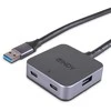 USB Hub - LINDY USB 3.0 Hub, 4 Prievadai, 5 m, Juodas