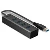USB Hub - LINDY USB 3.0 Hub, 4 Jungtys, Juodas