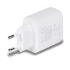 Įkroviklis - LINDY 30W USB Type A ir C Įkroviklis, Dvigubas Prievadas, PD Kompaktiškas Dizainas, Baltas