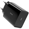 Baseus Speed Mini greitas įkroviklis USB-C PD 3A 20W juodas