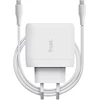Adapteris Lādētājs Trust Maxo 65W USB-C Charger Baltas
