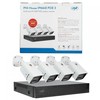 PNI House IPMAX POE 3 vaizdo stebėjimo rinkinys, NVR su 4 POE prievadais, ONVIF ir 4 kameros su 3MP IP, lauko, Power over Ethernet, žmogaus aptikimas, judesio aptikimas, 4 kabeliai, maitinimo šaltinis, pelė