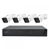 PNI House IPMAX POE 3 vaizdo stebėjimo rinkinys, NVR su 4 POE prievadais, ONVIF ir 4 kameros su 3MP IP, lauko, Power over Ethernet, žmogaus aptikimas, judesio aptikimas, 4 kabeliai, maitinimo šaltinis, pelė