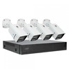 PNI House IPMAX POE 3 vaizdo stebėjimo rinkinys, NVR su 4 POE prievadais, ONVIF ir 4 kameros su 3MP IP, lauko, Power over Ethernet, žmogaus aptikimas, judesio aptikimas, 4 kabeliai, maitinimo šaltinis, pelė