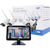 Vaizdo stebėjimo rinkinys PNI House WiFi650 – 4 Full HD „Wi-Fi“ P2P kameros ir 12 colių LCD monitorius