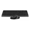 Klaviatūra A4Tech klaviatūros ir pelės rinkinys, FG1010 FSTYLER, belaidė, pilka