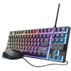 Klaviatūra Trust GXT 798 2-in-1 Žaidimų Įrangos Rinkinys | Juodas | US