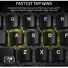 CORSAIR K70 PRO TKL Tenkeyless Magnetic-Mechaninė klaviatūra žaidimams RGB LED pašvietimas CORSAIR MGX v2 Juodas