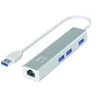 Level One USB šakotuvas LevelOne 1x RJ-45 + 3x USB-A 3.0 (USB-0504)