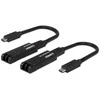 USB Prailgintuvas - LINDY Pluoštinis USB 3.2 Type C Prailgintuvas, 100m, 10Gbps, 5VDC, 2A, Juodas