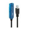 USB Prailginimo Laidas - LINDY USB 3.0 Prailginimo Laidas Pro Extend Type M/F, 8 m, Juodas