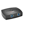 USB Jungiklis - LINDY 2 Prievadų USB 3.0 Įrenginių Dalijimosi Jungiklis 5 Gbps, Juodas