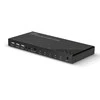 KVM Switch - LINDY 4 Prievadų HDMI 4K60, USB 2.0 ir Garso KVM Jungiklis, Juodas