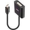 Juodas Mini DisplayPort į DVI adapteris