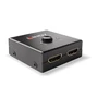 HDMI Jungiklis - LINDY 2 Prievadų HDMI 18G Dvipusis Jungiklis, Juodas