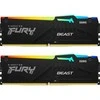 RAM Kingstonas | Fury Beast RGB | 32 komplektas (16GBx2) GB | DDR5 | 4800 MHz | PC/serveris | Registracijos Nr. | ECC Nr