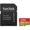 Atminties kortelė SanDisk Extreme Micro SDXC 512GB + SD adapteriai + 1 metų RescuePRO Deluxe iki 190MB/s &amp; 130MB/s Skaitymo/Rašymo greitis A2 C10 V30 UHS-I U3