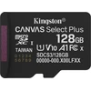 „Kingston Technology“ 128 GB „micSDXC Canvas Select Plus Gen3 150R A1“ atminties kortelės pakuotė be ADP
