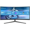 Monitorius Philips Evnia Curved Gaming Monitor, OLED 3440x1440, Juodas/Pilkas 34M2C6500/00