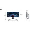 Monitorius TCL 34" 34R83Q, Išlinkis: 1500R, Įstrižainė (coliai): 34, Įstrižainė (cm): 86, Kraštinių santykis: 21:9, Ekranas: QD-Mini LED, Raiška: 3440x1440, Atnaujinimo dažnis: 170 Hz, Atsako laikas (GtG): 1 ms, Ryškumas (maks.): 1600 cd/m², Kontrastas (statinis): 4000:1, Matymo kampas: 178/178, Spalvų gama: DCI-P3