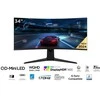 Monitorius TCL 34" 34R83Q, Išlinkis: 1500R, Įstrižainė (coliai): 34, Įstrižainė (cm): 86, Kraštinių santykis: 21:9, Ekranas: QD-Mini LED, Raiška: 3440x1440, Atnaujinimo dažnis: 170 Hz, Atsako laikas (GtG): 1 ms, Ryškumas (maks.): 1600 cd/m², Kontrastas (statinis): 4000:1, Matymo kampas: 178/178, Spalvų gama: DCI-P3