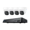 Reolink NVS8-5MD4 (kupolinis) NVR | 2K | 5MP | 8 kanalai | 4x D500 | PoE | 2TB