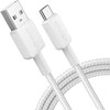 „Anker 322“ nailono kabelis, „Baltas“ | A81H6G21 | USB-A–USB-C