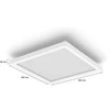 Lubinis šviestuvas Lampa sufitowa Signify Philips Hue Baltas &amp; Col. Amb. Surimu Panel 30x30cm Weiß