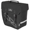 Dviračio krepšys M-wave Amsterdam Single, 18l, kairė pusė, juodas